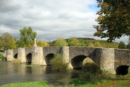 Bridge across Tauber river