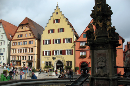 Market square in Rothenburg