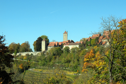 Rothenburg across the Tauber Valley