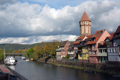 The harbour of Wertheim